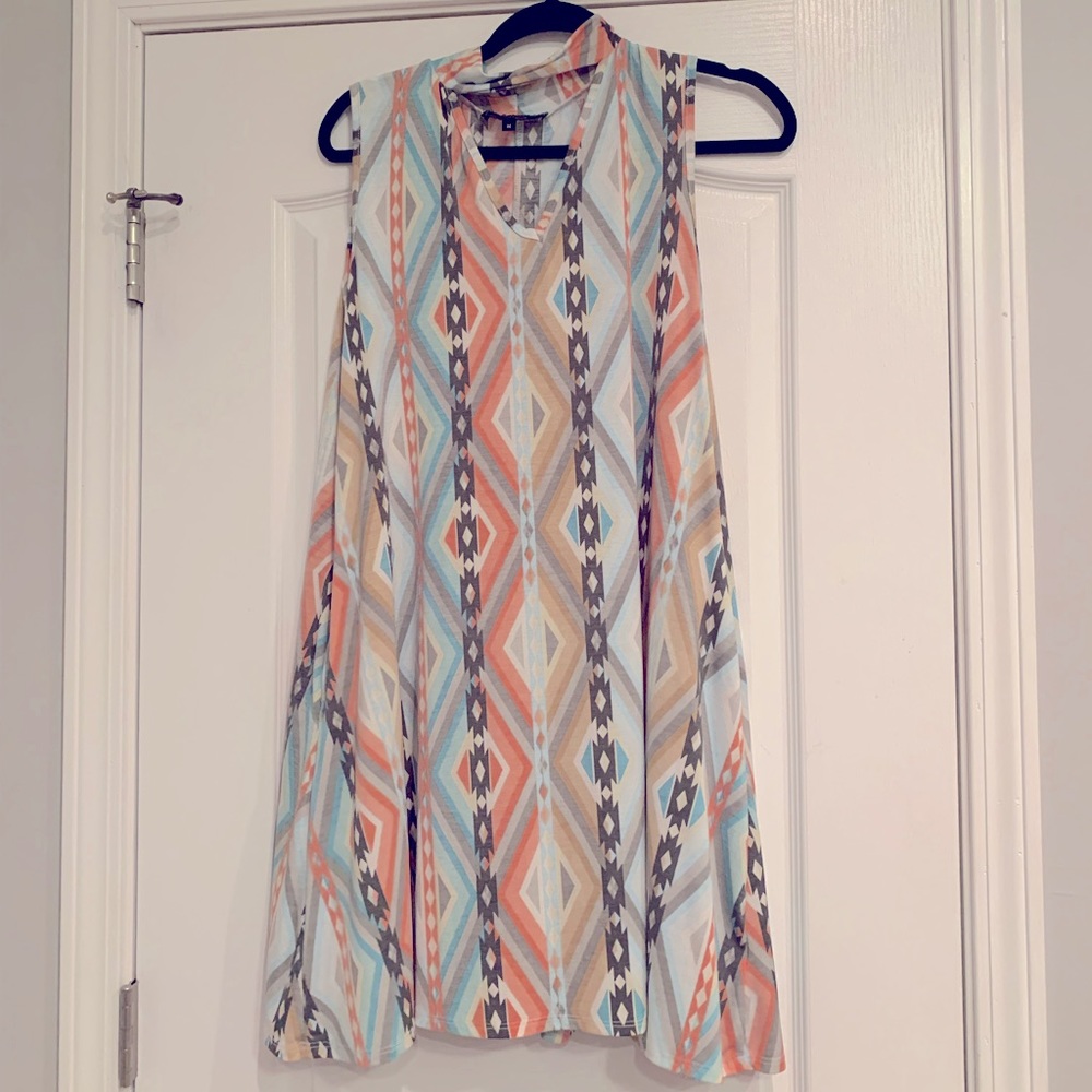 Aztec Dress with Pockets